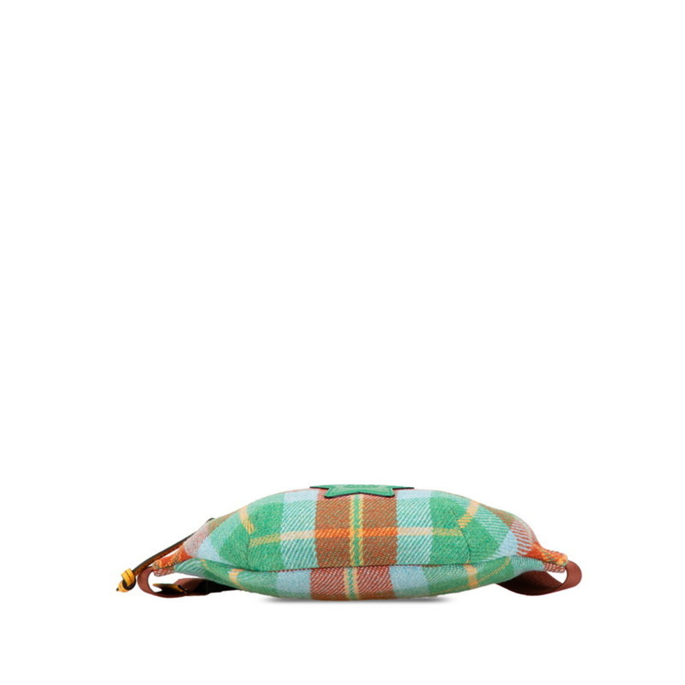 Gucci Children's Check Star Waist Bag 502095 in Green Multicolor Canvas and L... - Picture 3 of 10